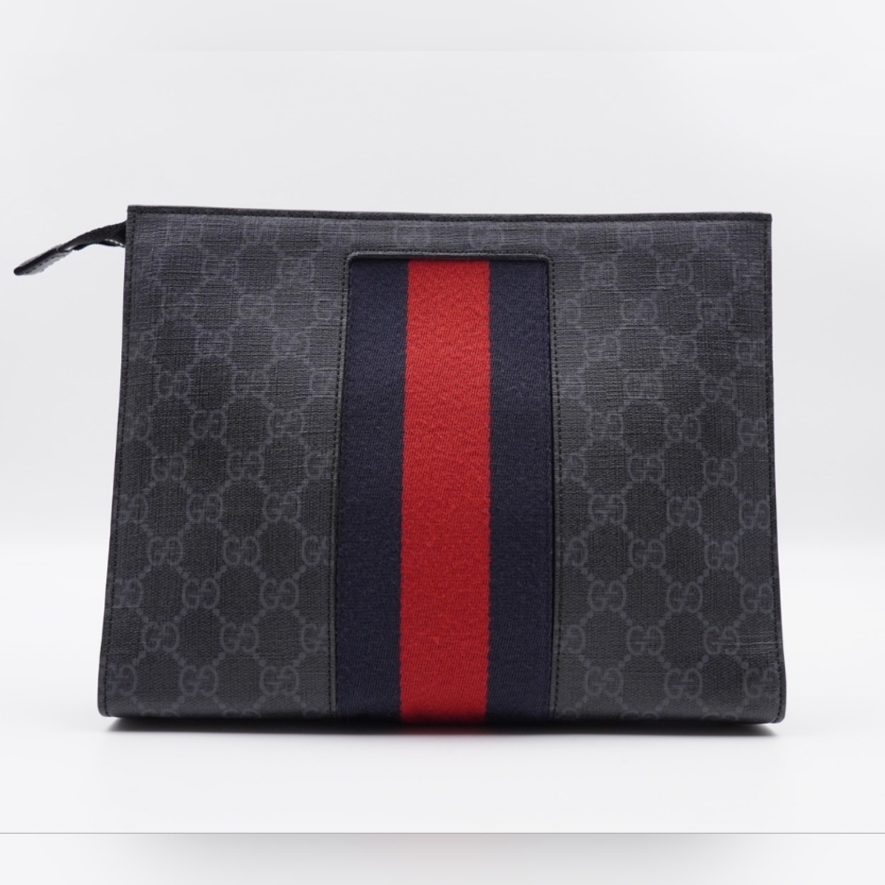 CB22 ❤️ Gucci GG Supreme Clutch Bag - Picture 5 of 12